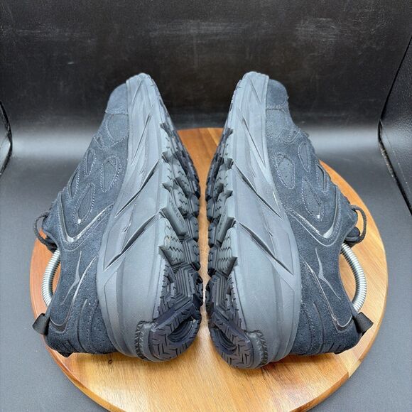 Hoka One One Clifton L Suede Mens Size 9.5 Running Shoes Black 1122571 BBLC main image 7